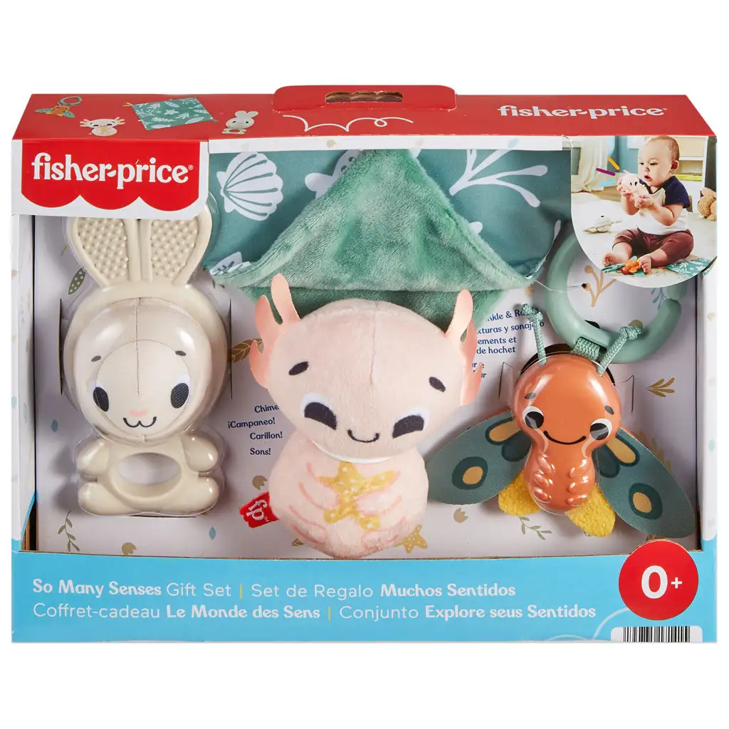 Fisher-Price: Sensimals Hallo Wahrnehmung 4-teiliges Babyspielset - Mattel kép 7