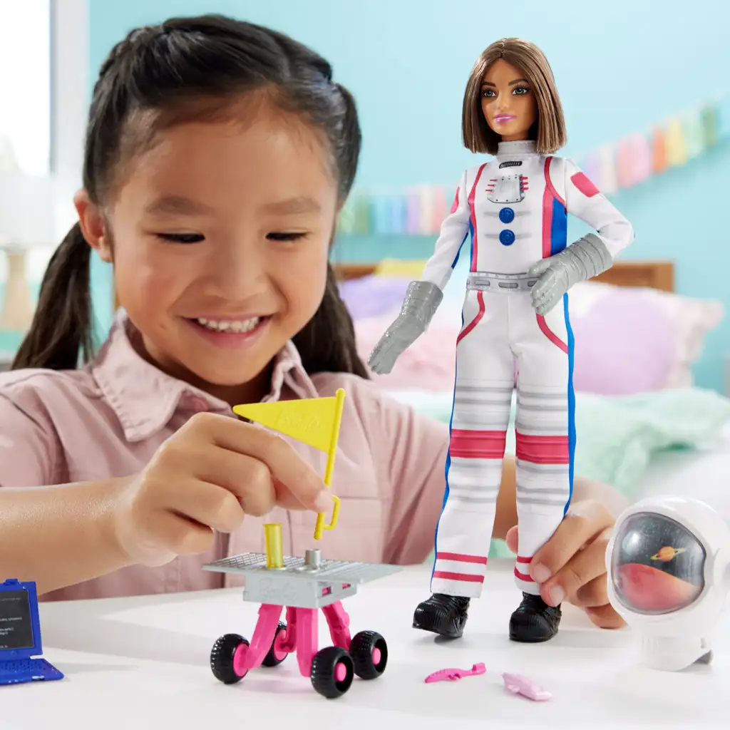 Barbie: 65. Jubiläums-Karriere-Spielset - Astronautenpuppe mit Zubehör - Mattel kép 5