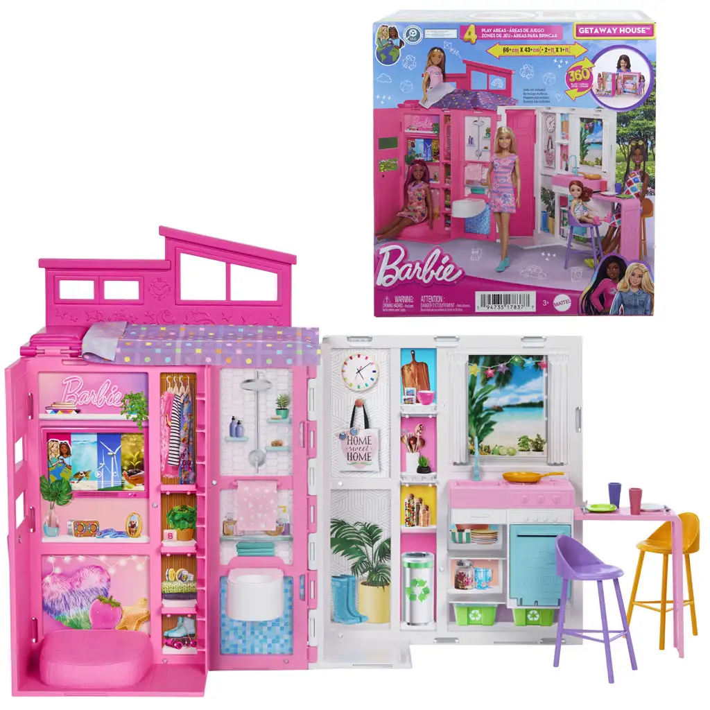 Barbie: Együtt a Földért álomház kiegészítőkkel - Mattel kép 1
