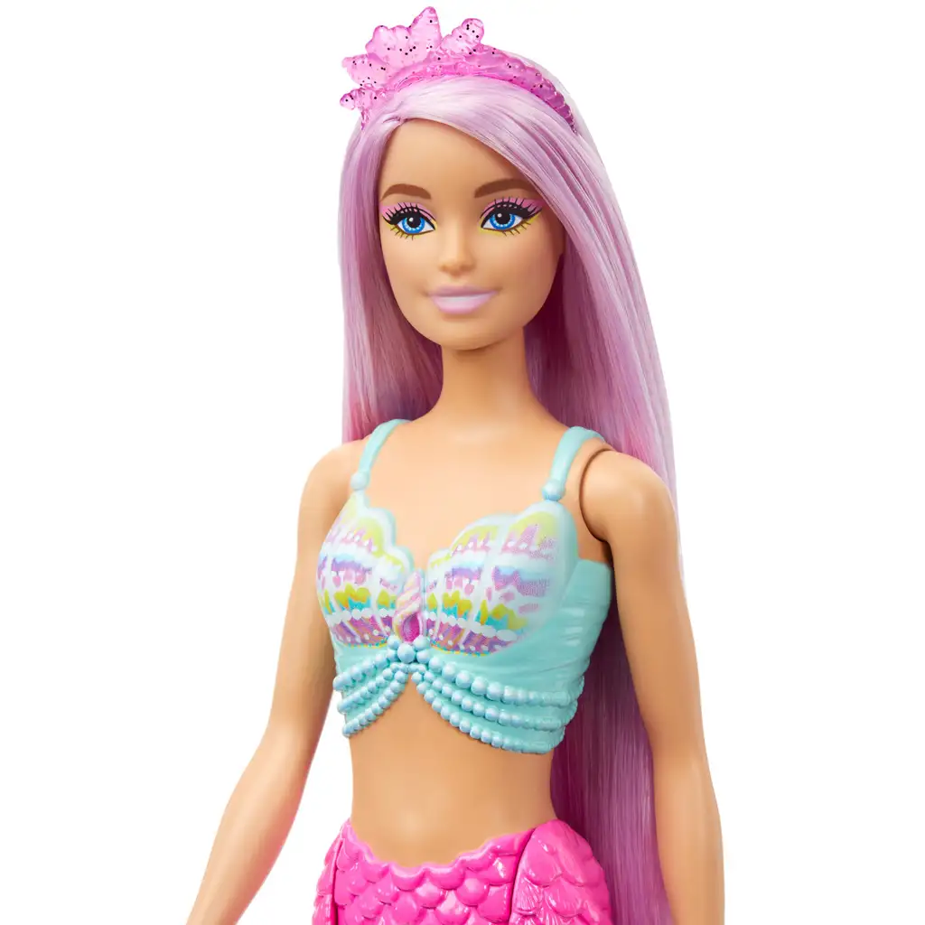Barbie Dreamtopia: Magische Frisur Meerjungfrau Puppe 2024 - Mattel kép 3