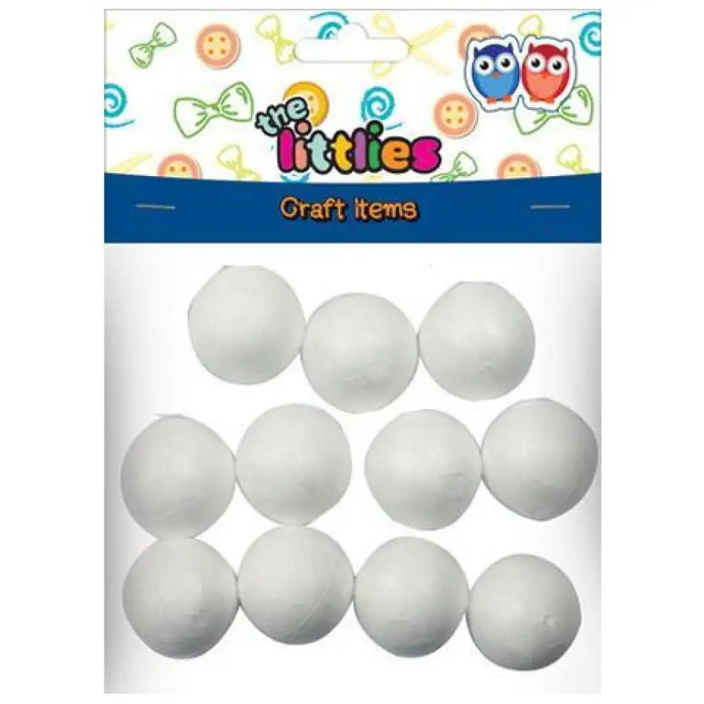 Dekorationsbasis aus Styroporkugeln 40mm 8 Stück