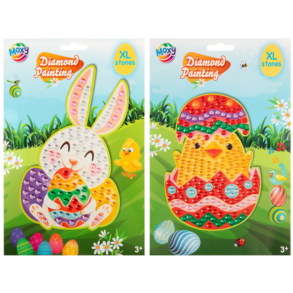 Oster-Diamantmosaik in zwei Varianten, 1 Stück.