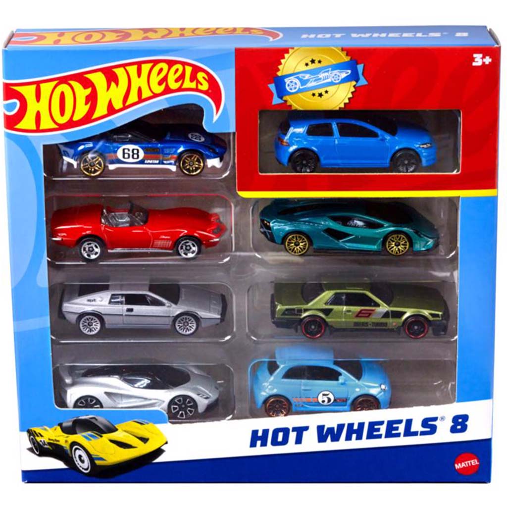 Hot Wheels 8er-Pack Mini-Autos - Mattel kép 2