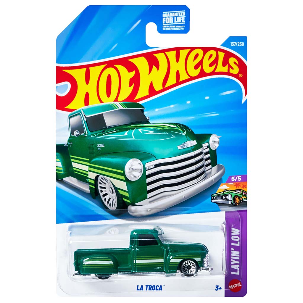 Hot Wheels: La Troca zöld kisautó 1/64 - Mattel kép 1