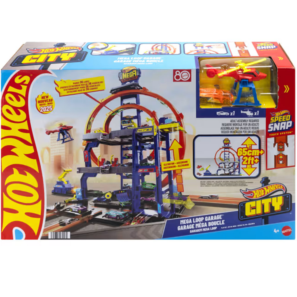 Hot Wheels City: Mega Garázs - Mattel kép 1