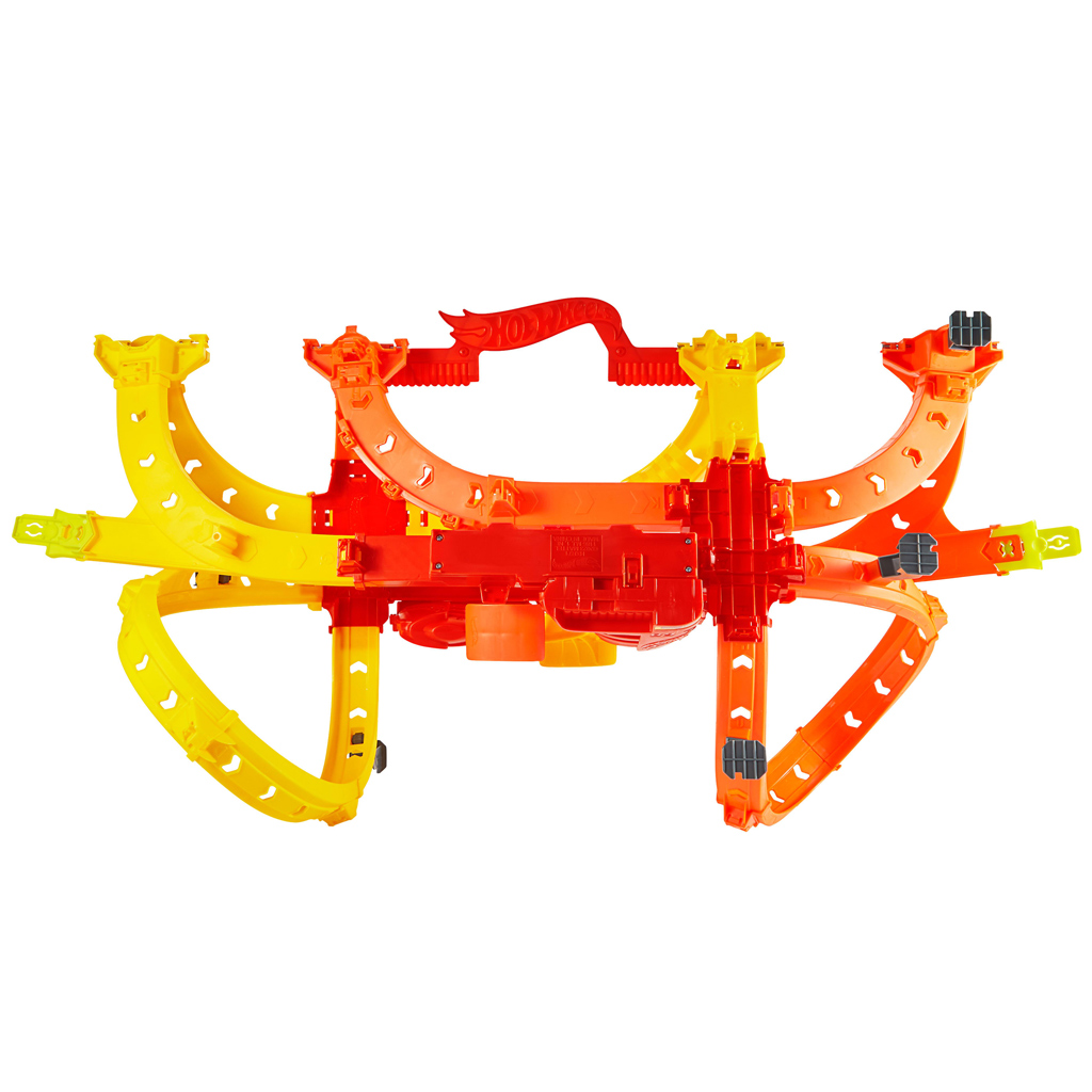 Hot Wheels: Blast Launch Face-Off Crash-Rennstrecken-Set – Mattel kép 2