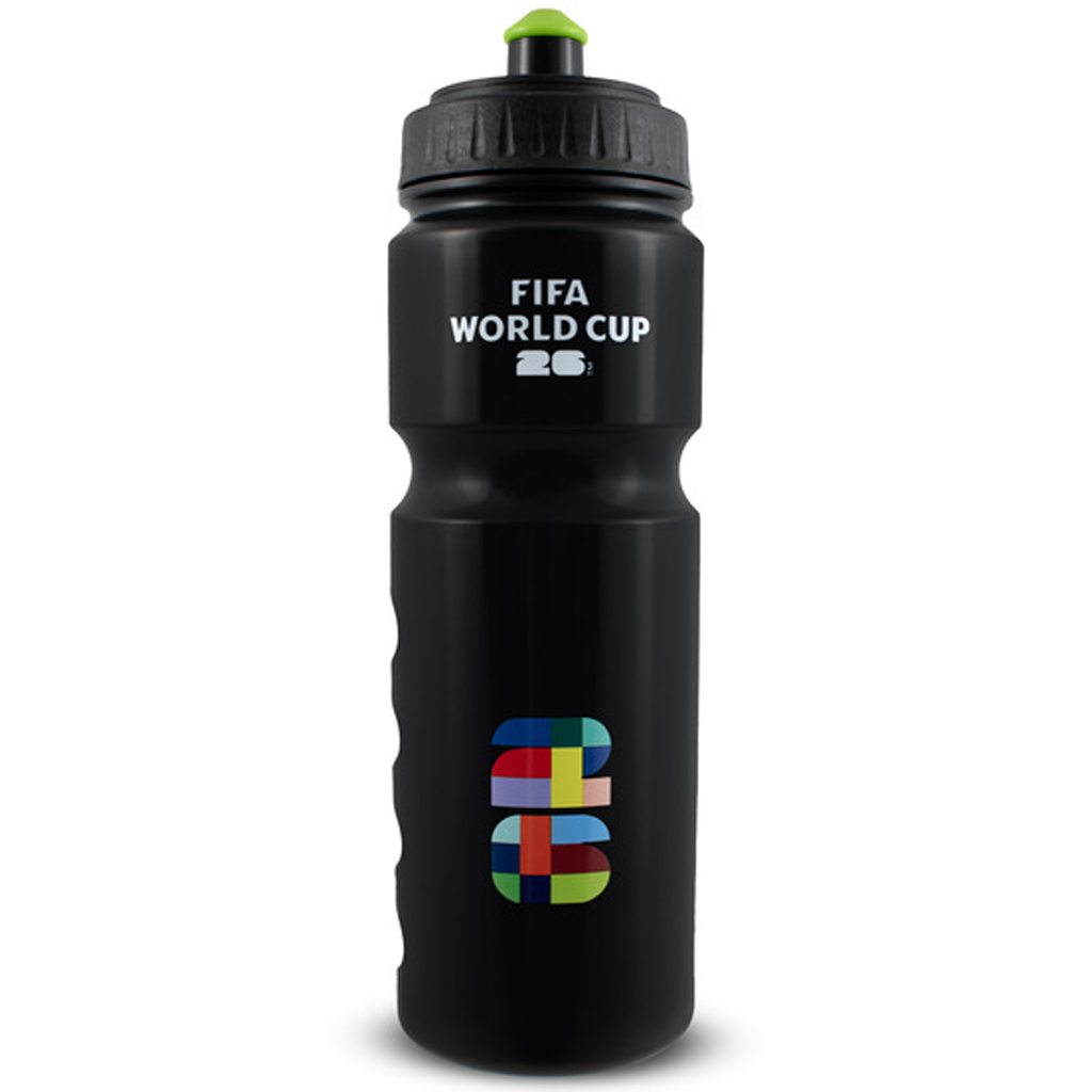 Hy-Pro: FIFA Kunststoff-Trinkflasche, schwarz, 750 ml
