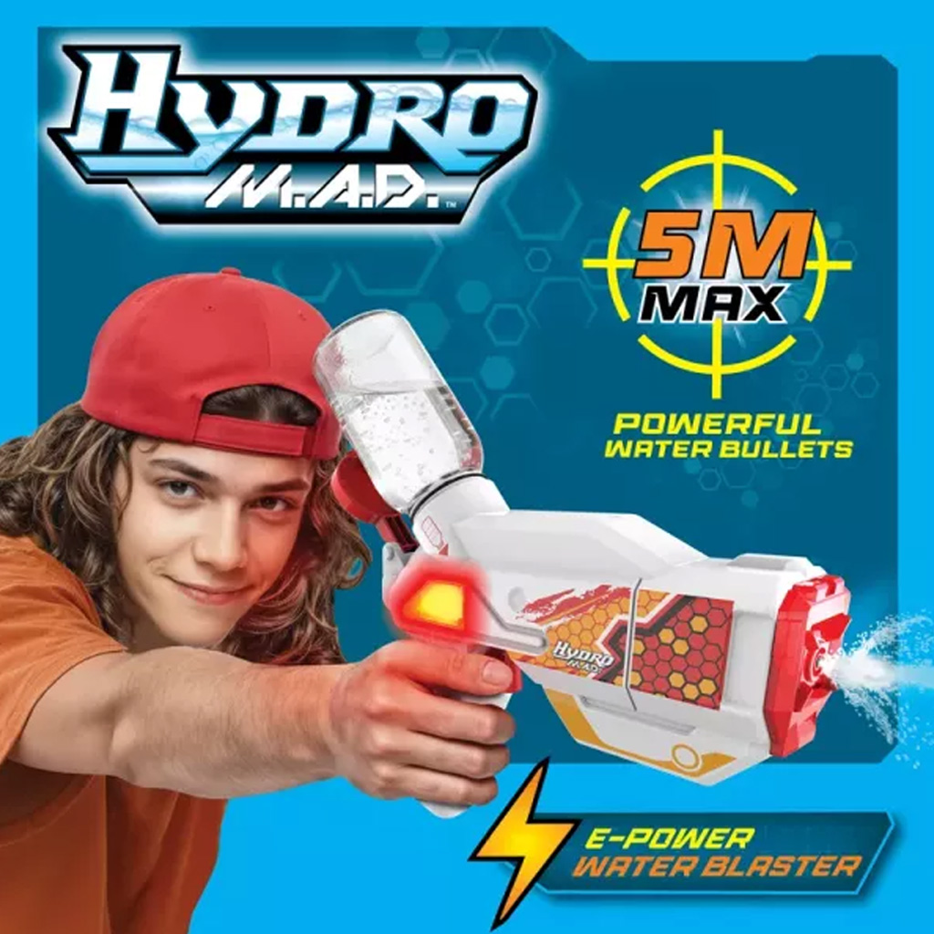 Silverlit: Hydro M.A.D mini elektrische Wasserpistole - Weiß kép 2