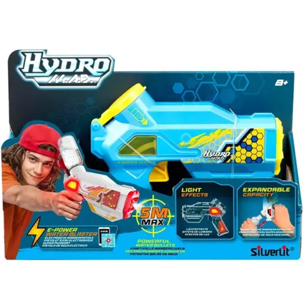 Silverlit: Hydro M.A.D Mini elektrische Wasserpistole - Blau