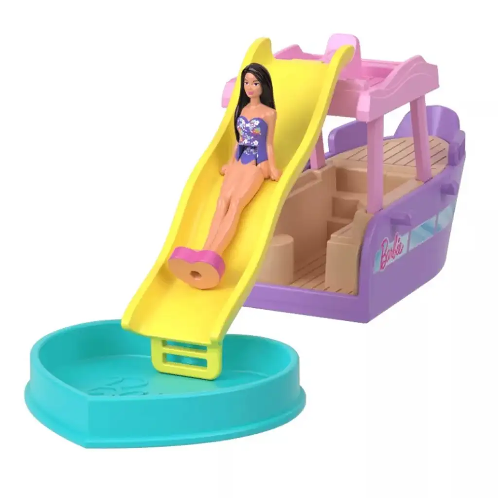 Barbie: Mini BarbieLand járművek - Álomhajó szett - Mattel kép 2