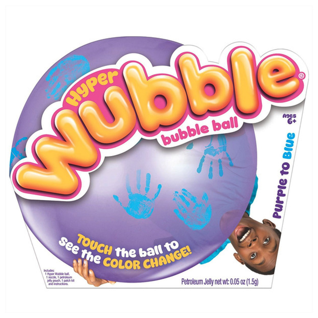 Hyper Wubble farbwechselnder Bubbleball – Lila-Blau