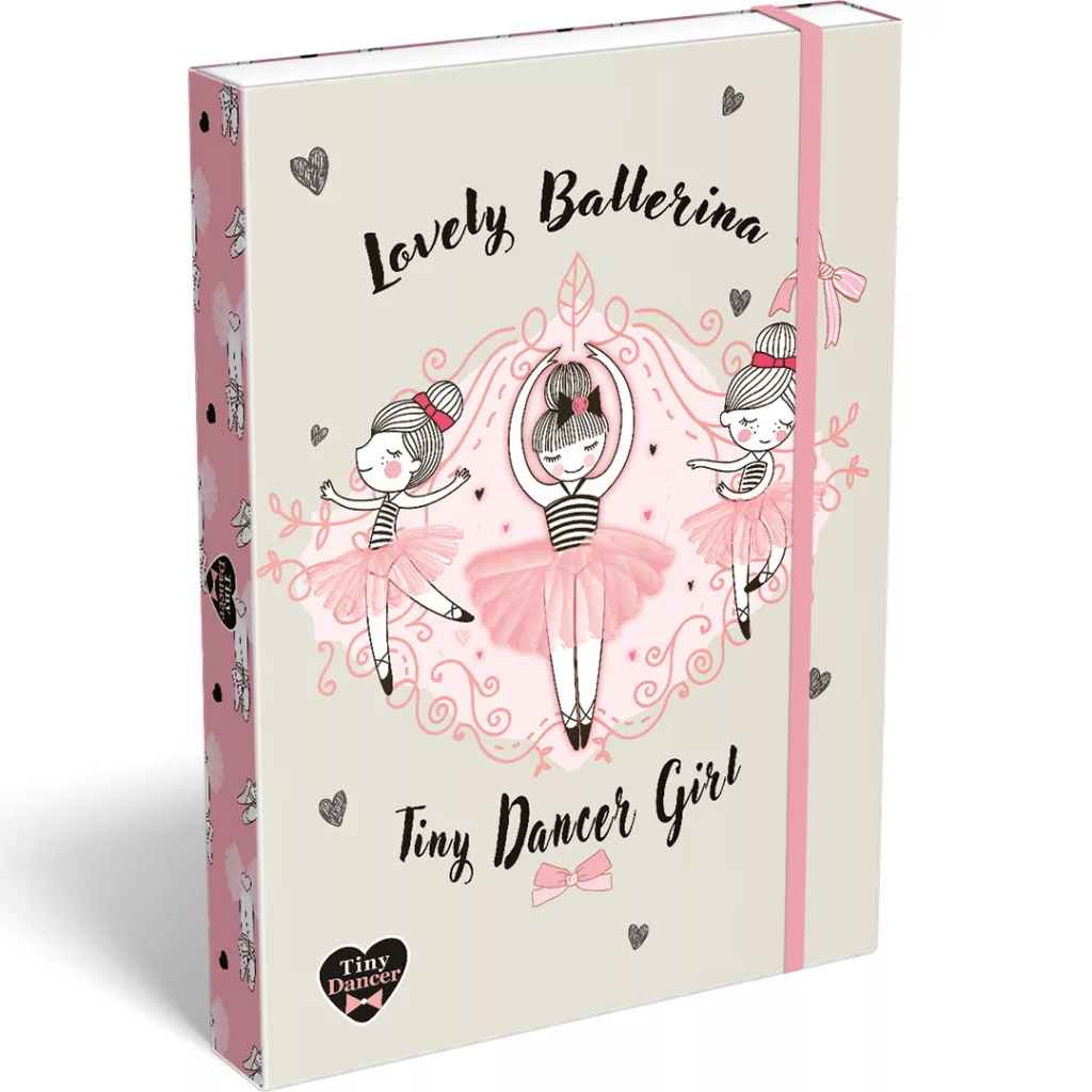 ICO: Lizzysuli Tiny Dancer Ballerina gumis füzetbox A/4 kép 1