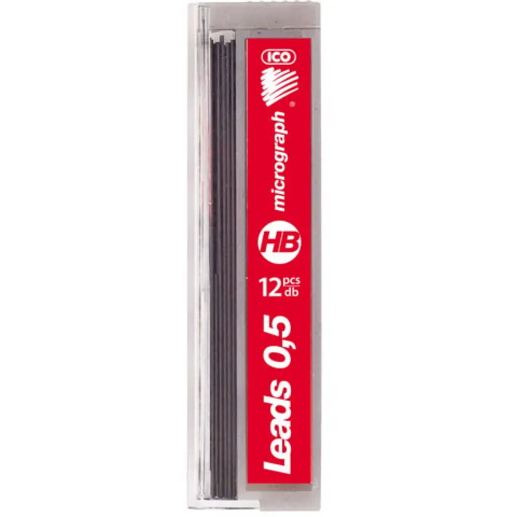 Ico: Mikrographit aus Graphitminen für Druckbleistifte 0,5 mm, HB
