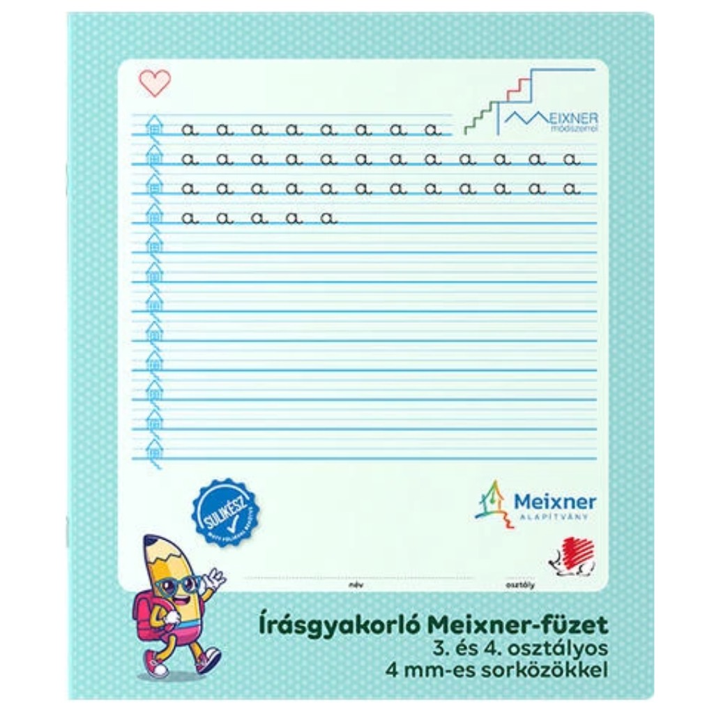 ICO: Igel Schreibübung-Heft nach Meixner, für die 3.-4. Klasse mit 4 mm Zeilenabstand