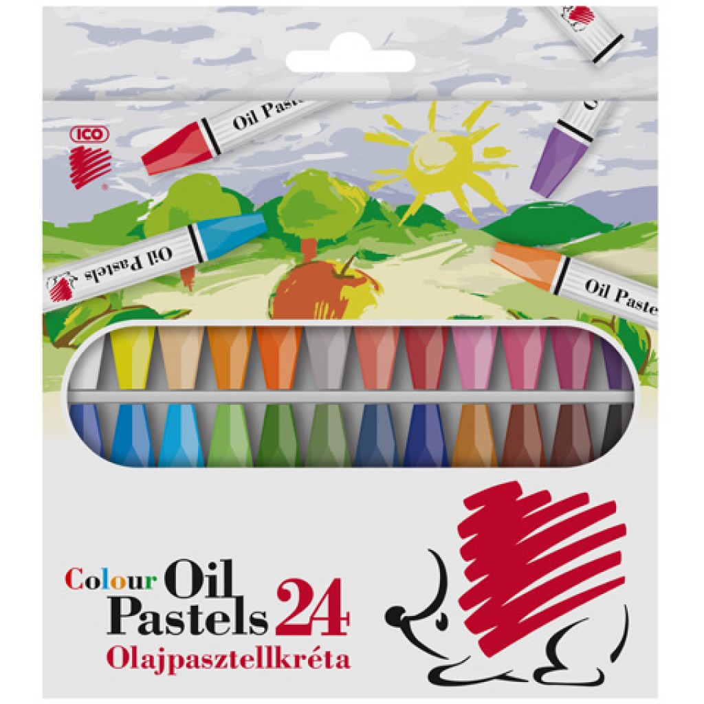 ICO: Igel Ölkreide 24 Stück