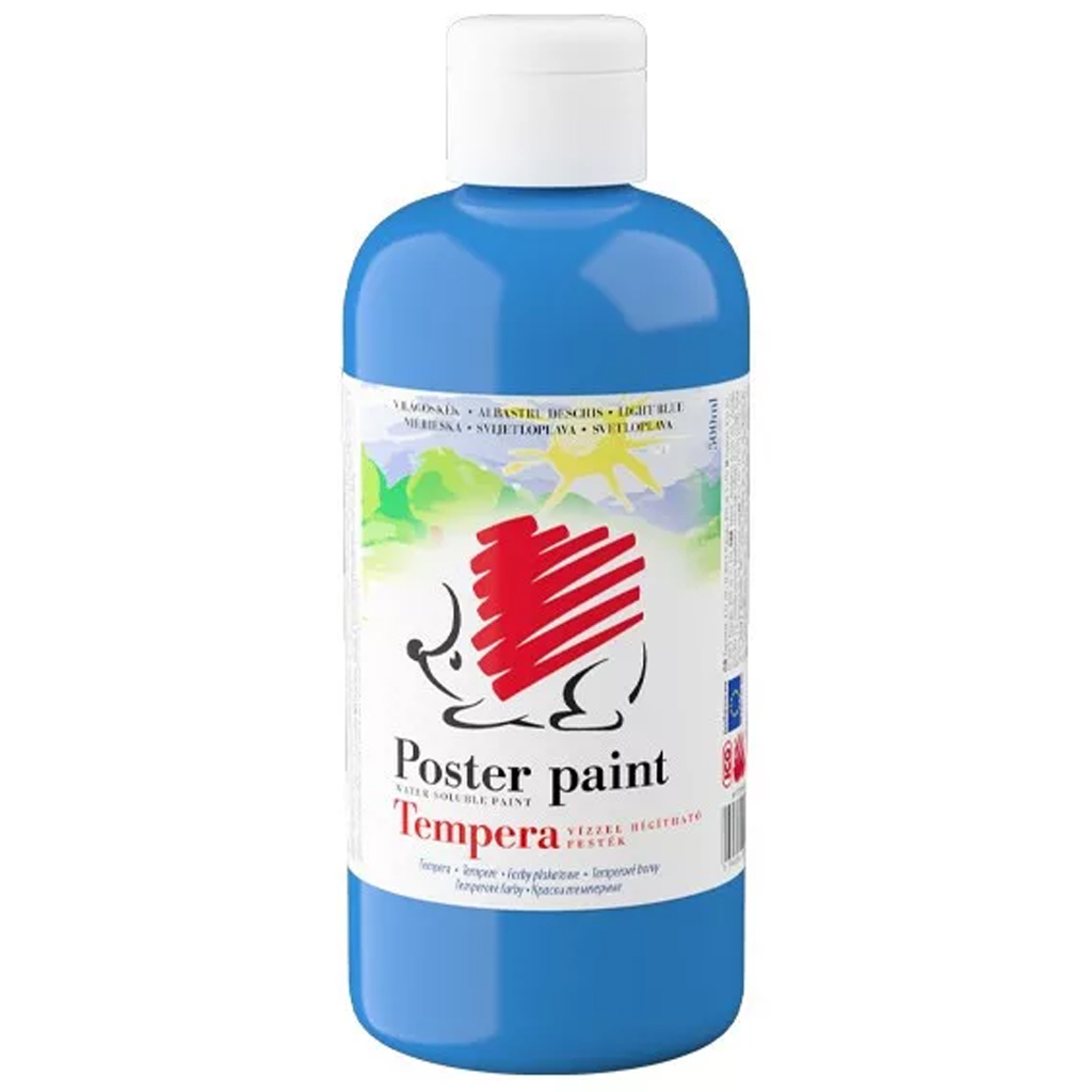 ICO: Igel Tempera in Hellblau, 500 ml
