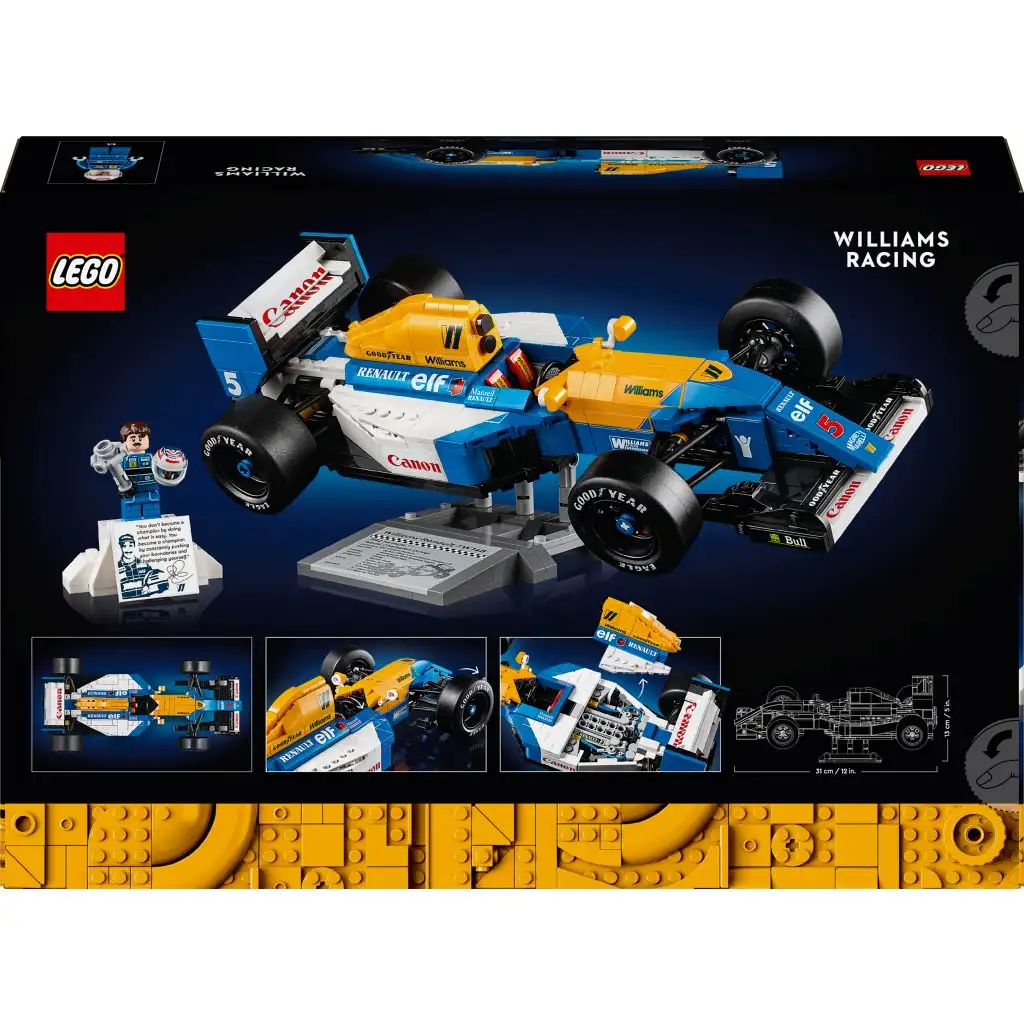 LEGO® Icons: Williams Racing FW14B und Nigel Mansell (10353) kép 2