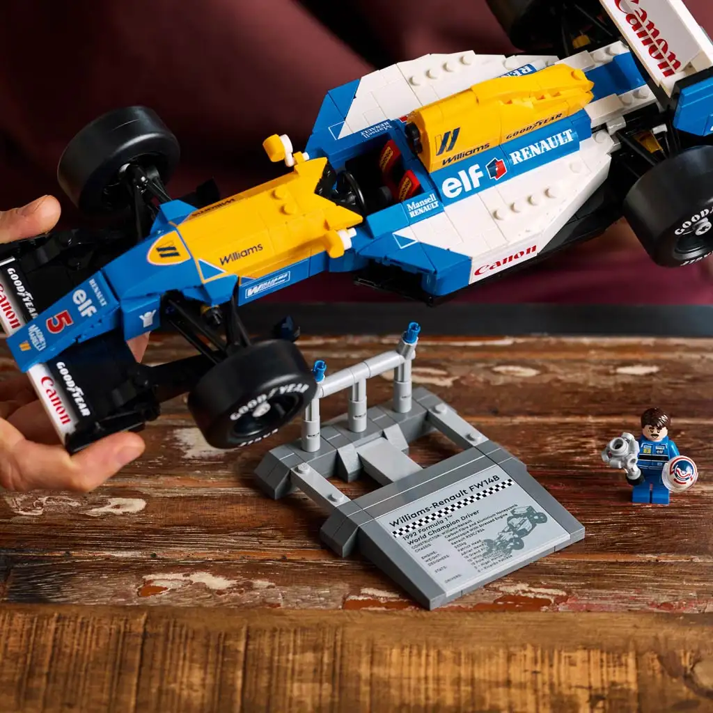 LEGO® Icons: Williams Racing FW14B und Nigel Mansell (10353) kép 3