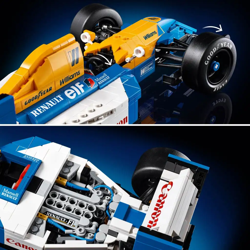 LEGO® Icons: Williams Racing FW14B und Nigel Mansell (10353) kép 4