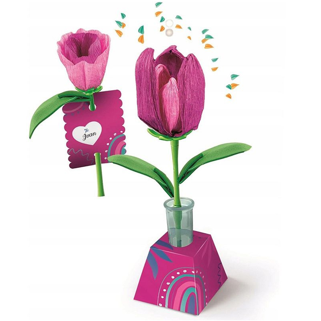 Idea! Tulipán mini virágkészítő szett - Clementoni kép 2