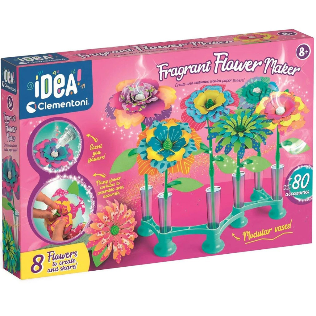 Idea! Duftende Blumensträuße - Blumen-Bastelset - Clementoni