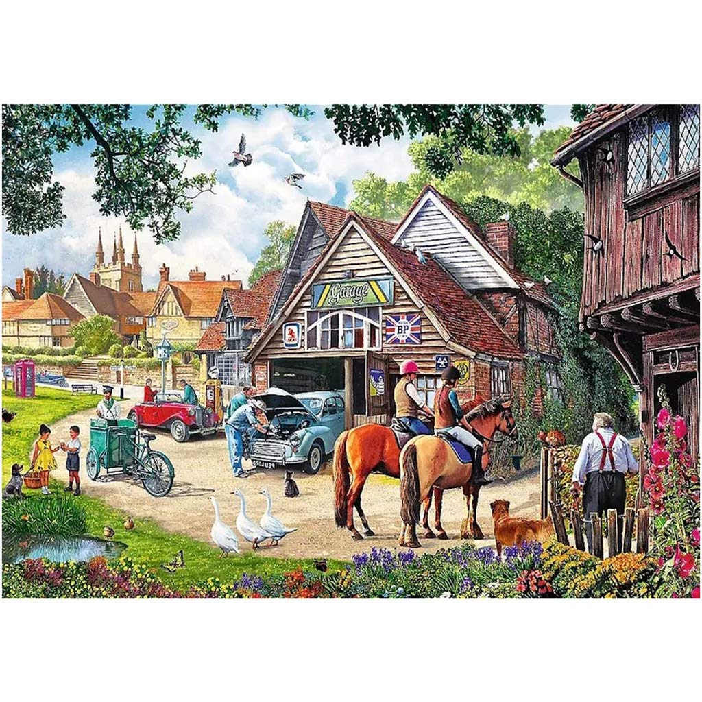 Idyllisches Leben, 2×500-teiliges Puzzle - Trefl kép 2