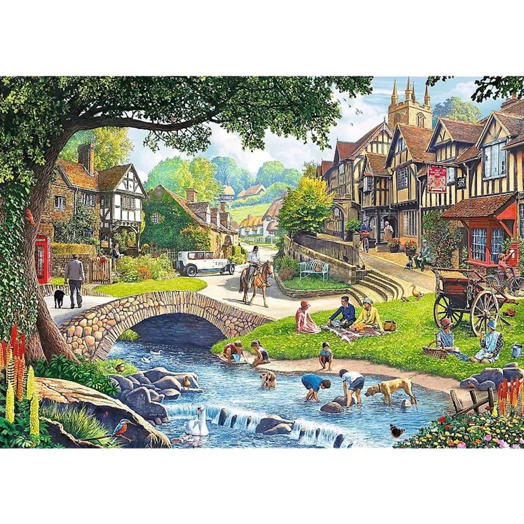 Idyllisches Leben, 2×500-teiliges Puzzle - Trefl kép 3