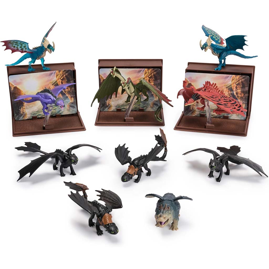 Drachenzähmen leicht gemacht: Book of Dragons mit sammelbarer Drachenkarte – von Spin Master kép 2