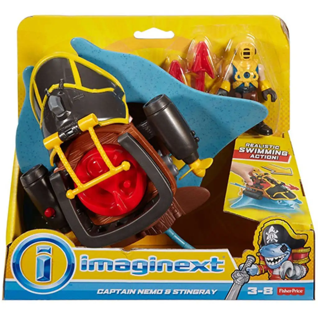 Fisher-Price: Imaginext Nemo kapitány és rája kalózos játékszett - Mattel kép 1
