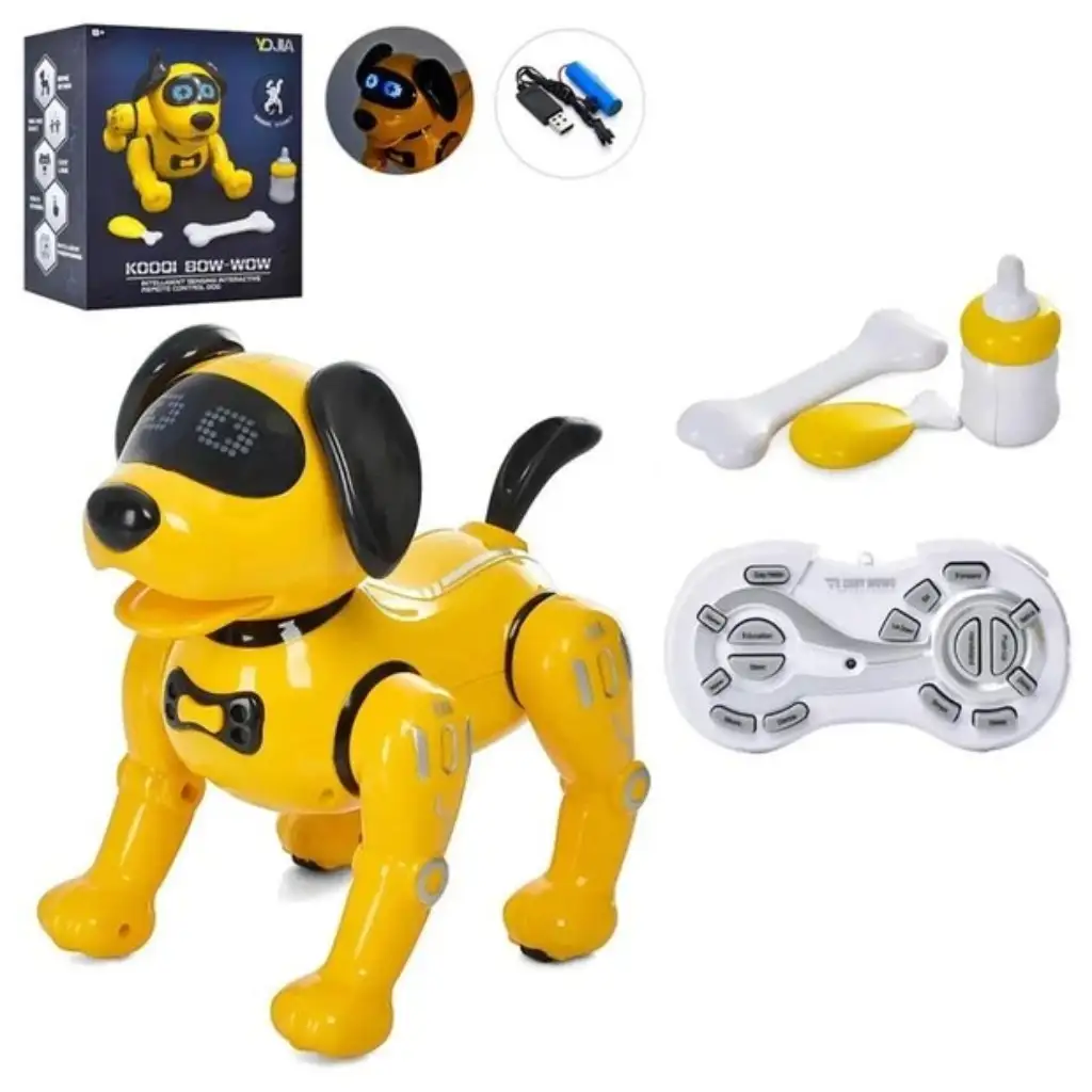 Fernbedienbarer interaktiver Roboter Beagle in verschiedenen Ausführungen 20cm kép 2