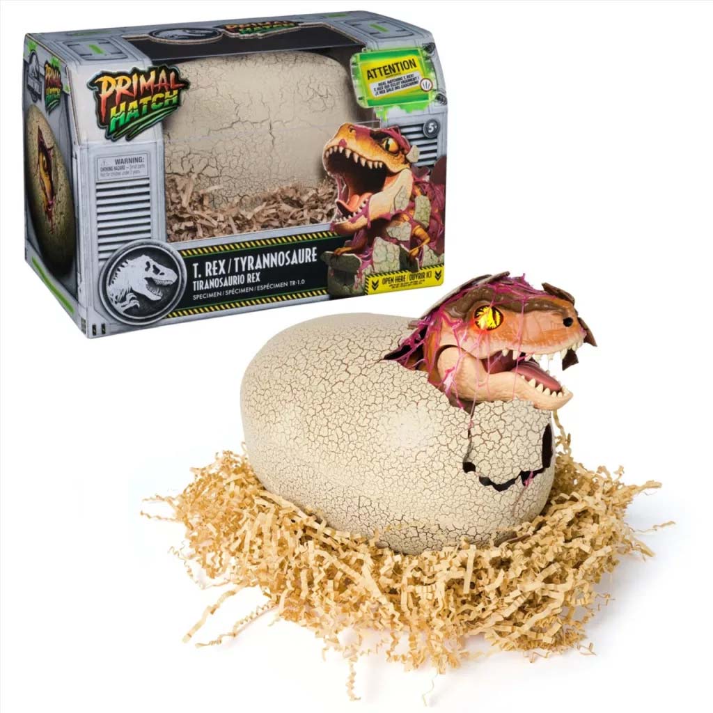 Primal Hatch Interaktiver T-Rex Dinosaurier im Ei - Spin Master