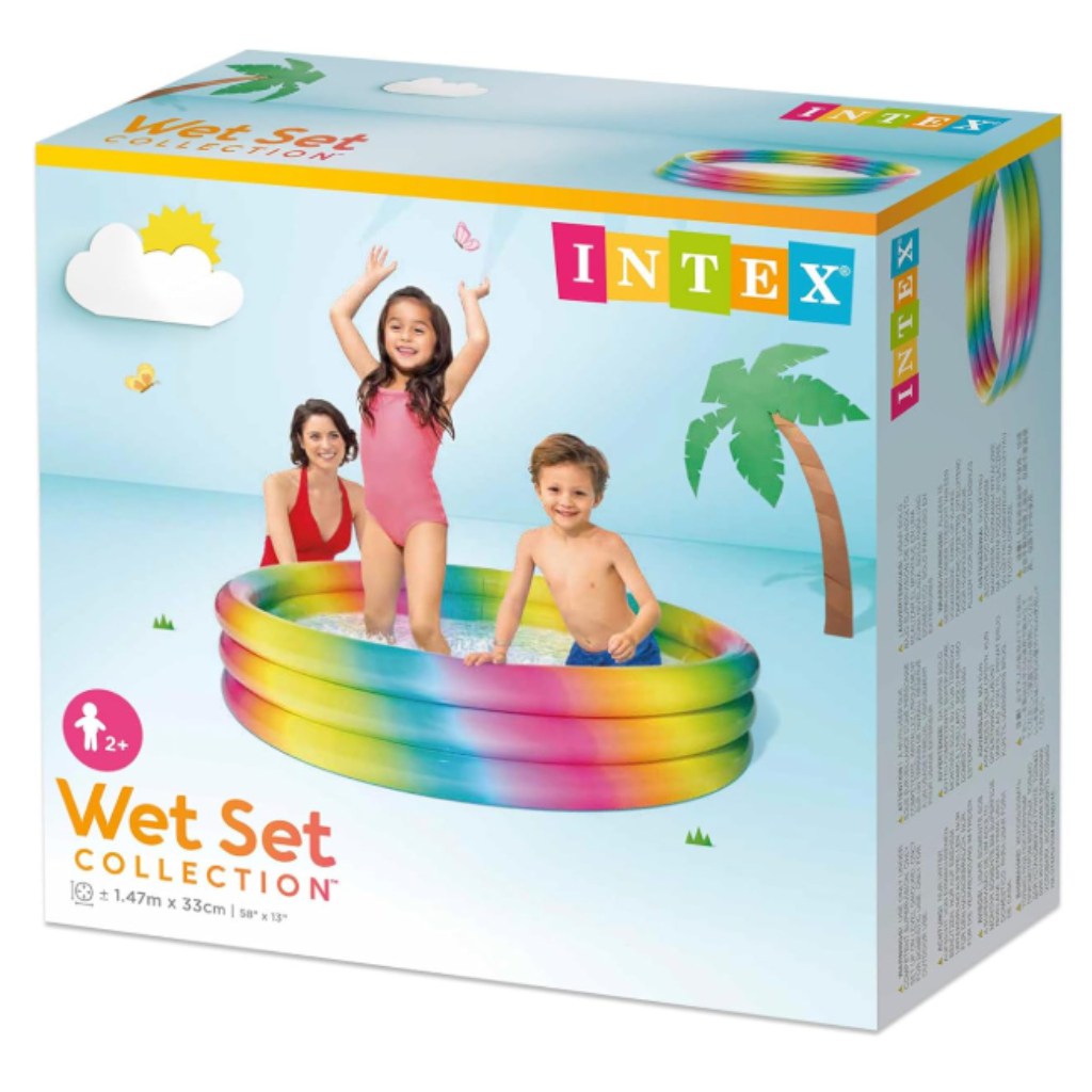 Wild Geometry 3-Ring-Pool 147x35cm - Intex