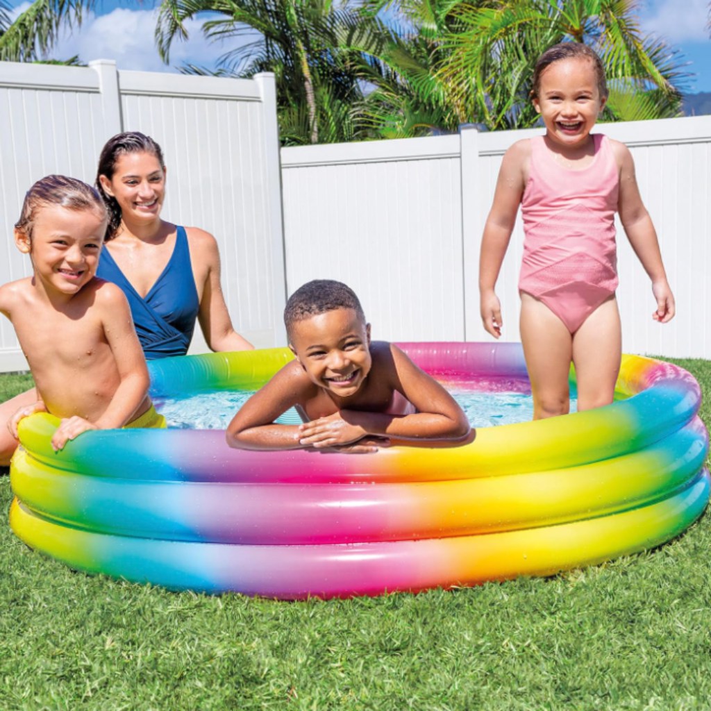 Wild Geometry 3-Ring-Pool 147x35cm - Intex kép 2