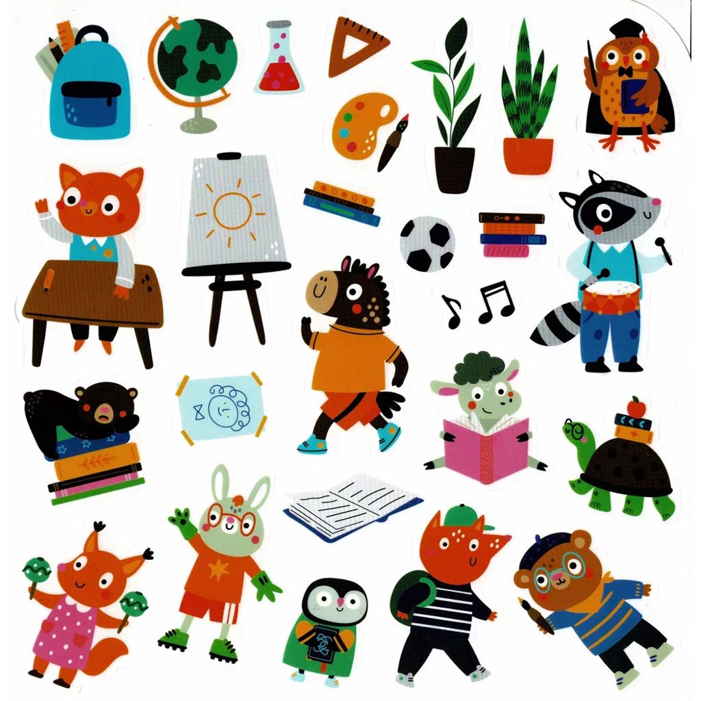 Los geht’s... Das Schulaktivitätsbuch mit wiederverwendbaren Stickern kép 4