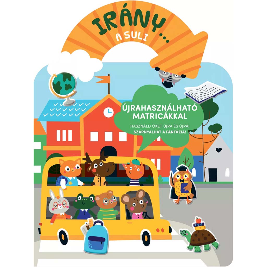 Los geht’s... Das Schulaktivitätsbuch mit wiederverwendbaren Stickern