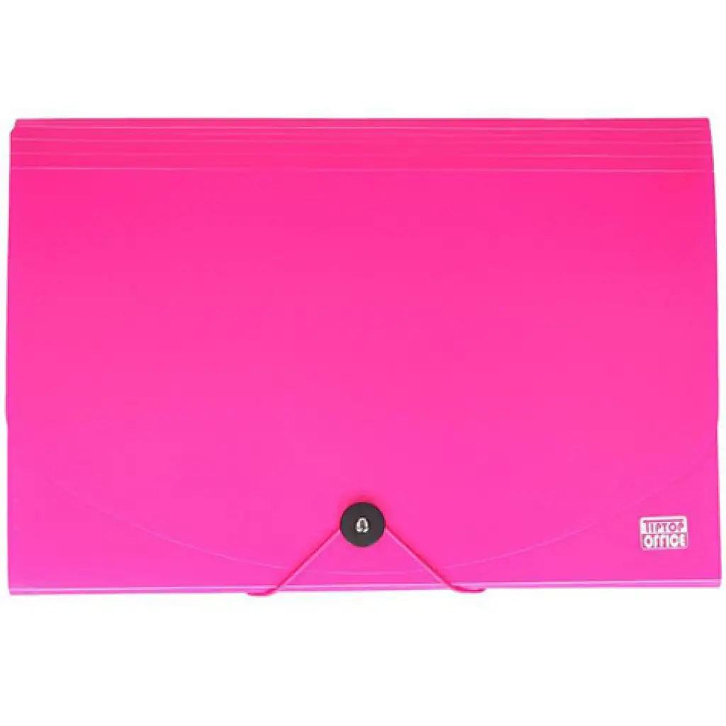 Spirit: Aktenmappe A4 12 Fächer neonrosa