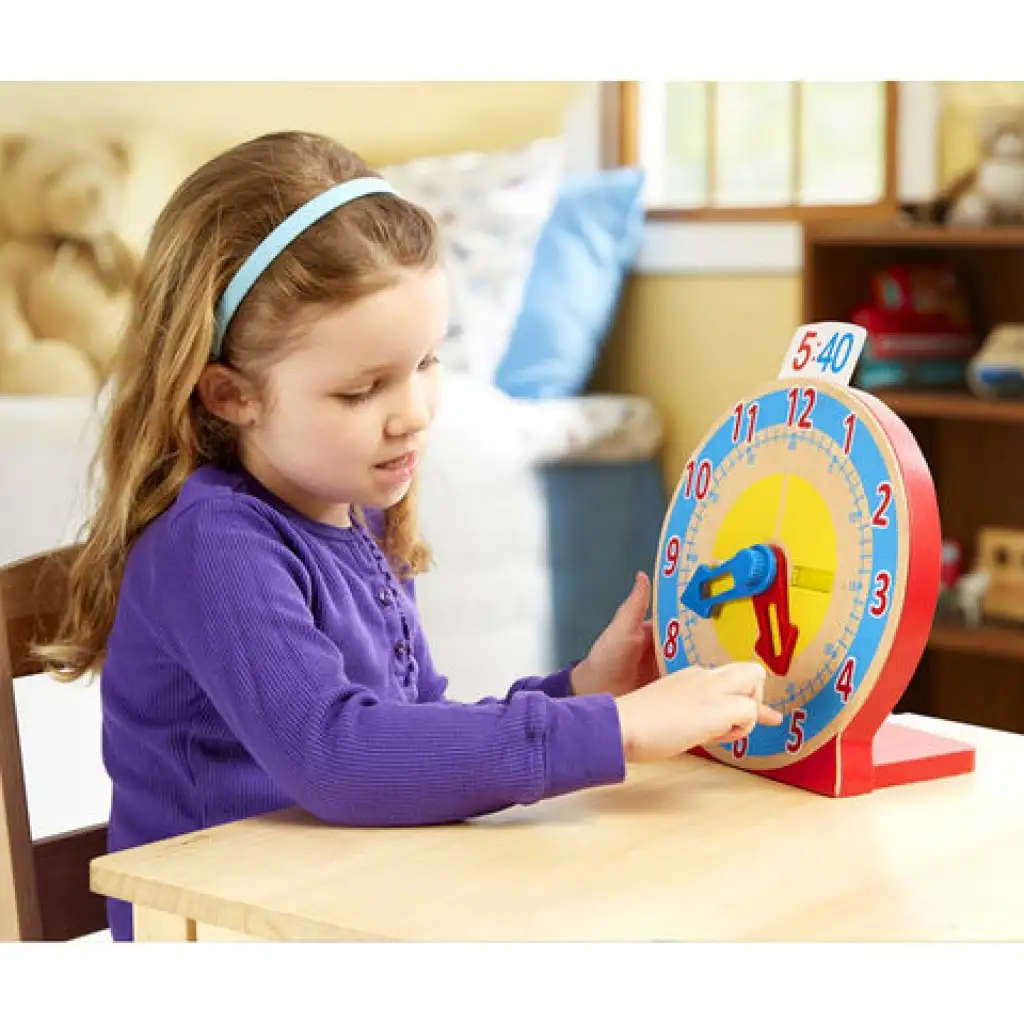 Ismerd meg az órát! oktató fajáték - Melissa & Doug kép 3