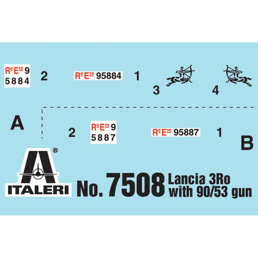 Italeri 1/72 Autocannone 3RO Flugabwehrkanone mit 8 Figuren Modellbausatz kép 2