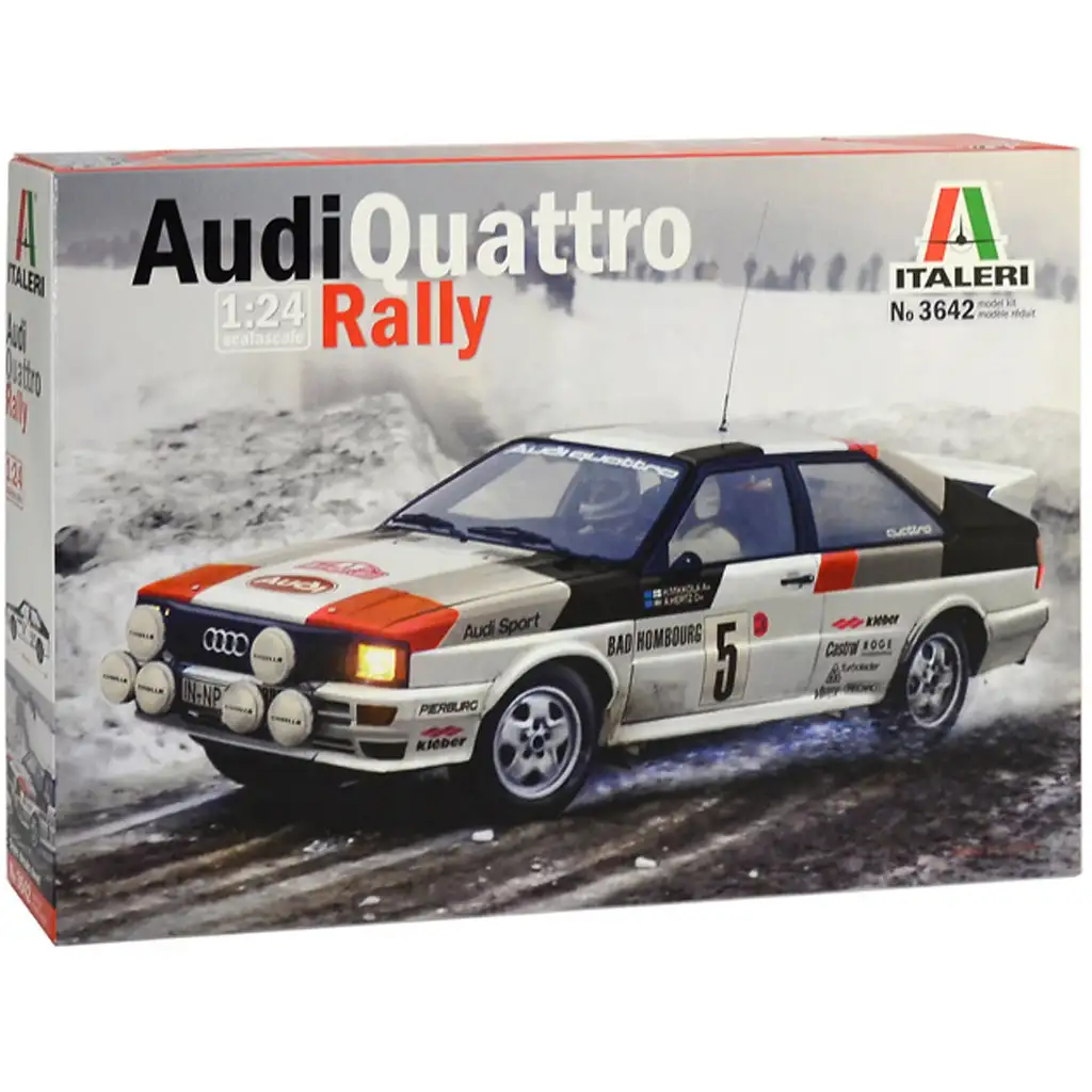 Italeri 1/24 Audi Quattro Rally autómakett kép 1