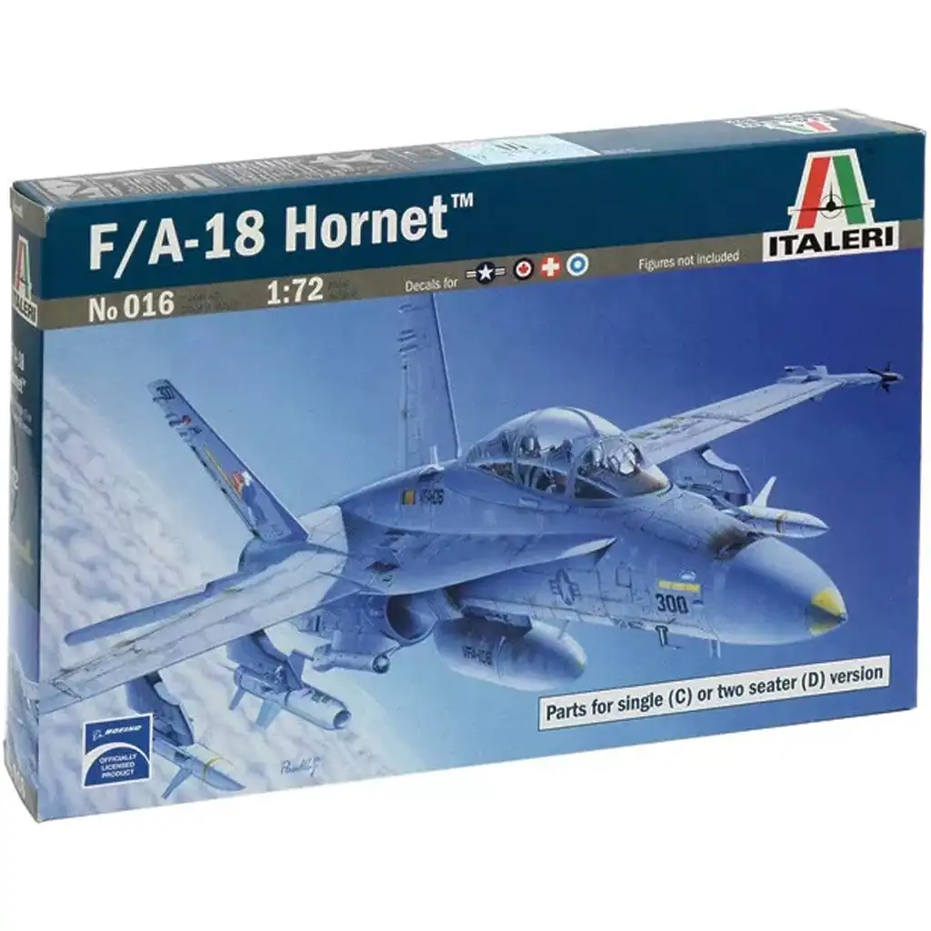 Italeri 1/72 F/A-18 Hornet Jagdflugzeugmodell