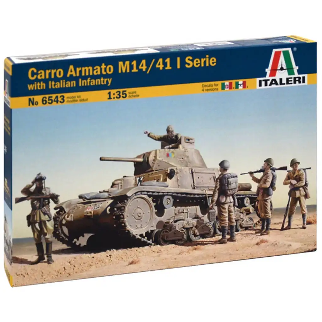 Italeri 1/35 Carro Armato M14/41 I Serie Panzer Modellbausatz