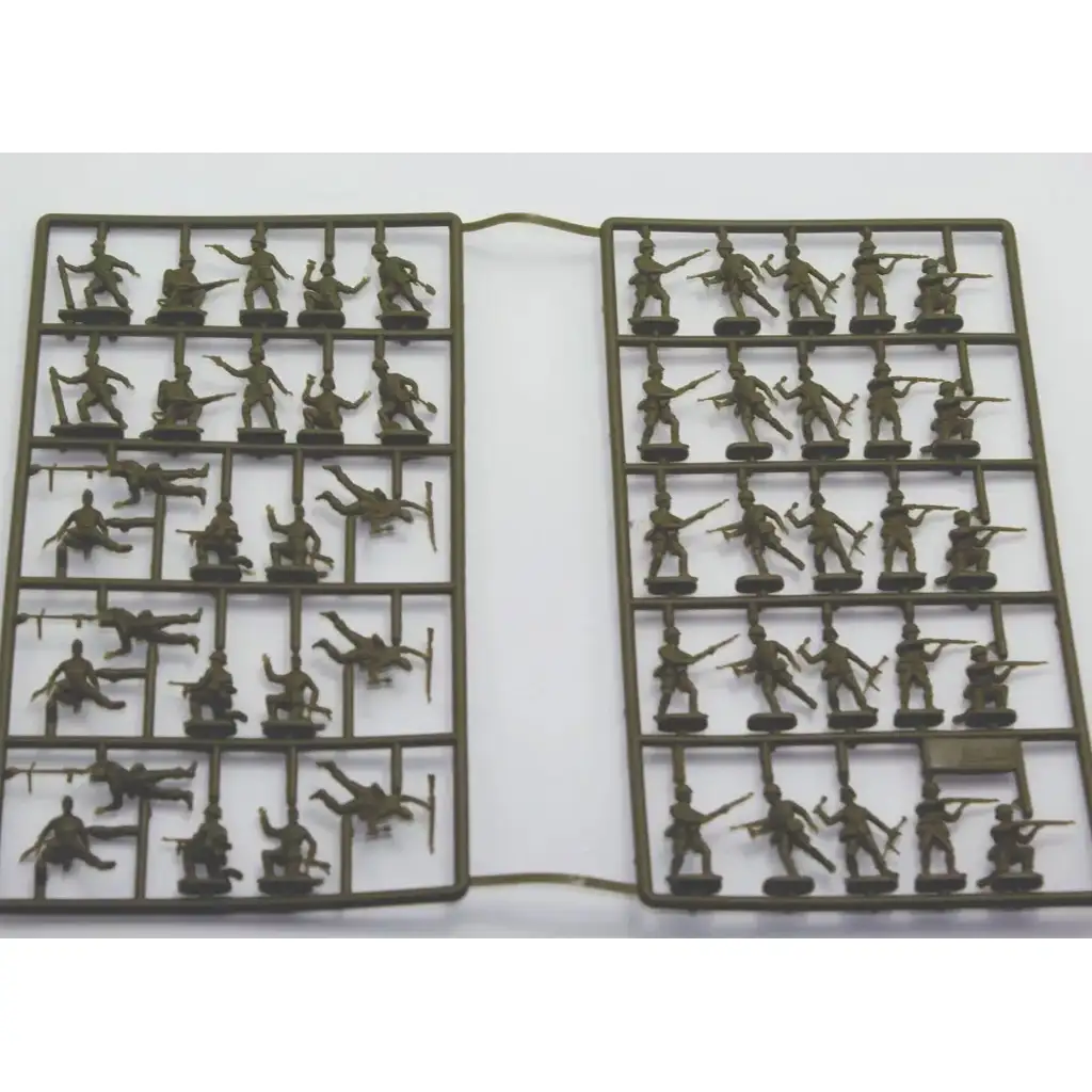 Italeri 1/72 Deutsche Afrikakorps Deutsche Militärfiguren Modellbausatz kép 2