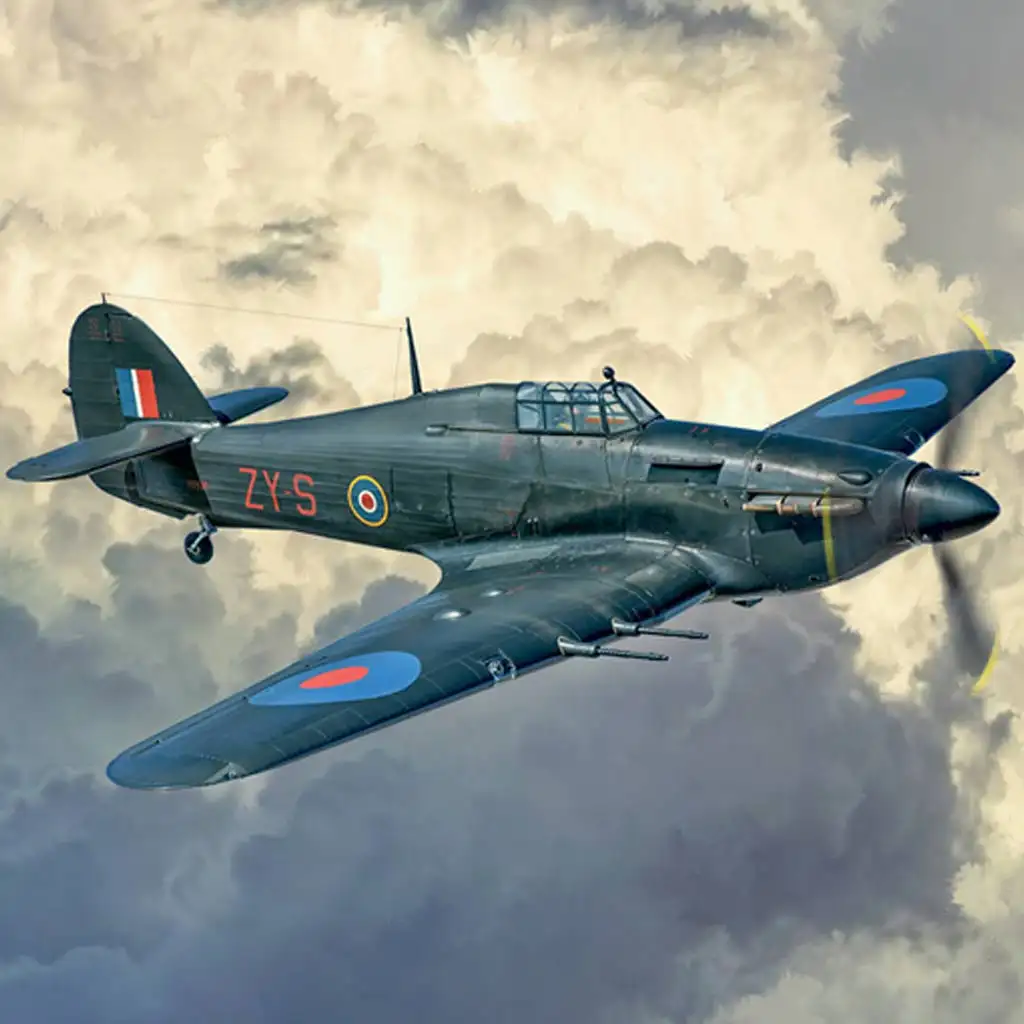 Italeri 1/48 Hurricane Mk.IIC repülőgép makett kép 9