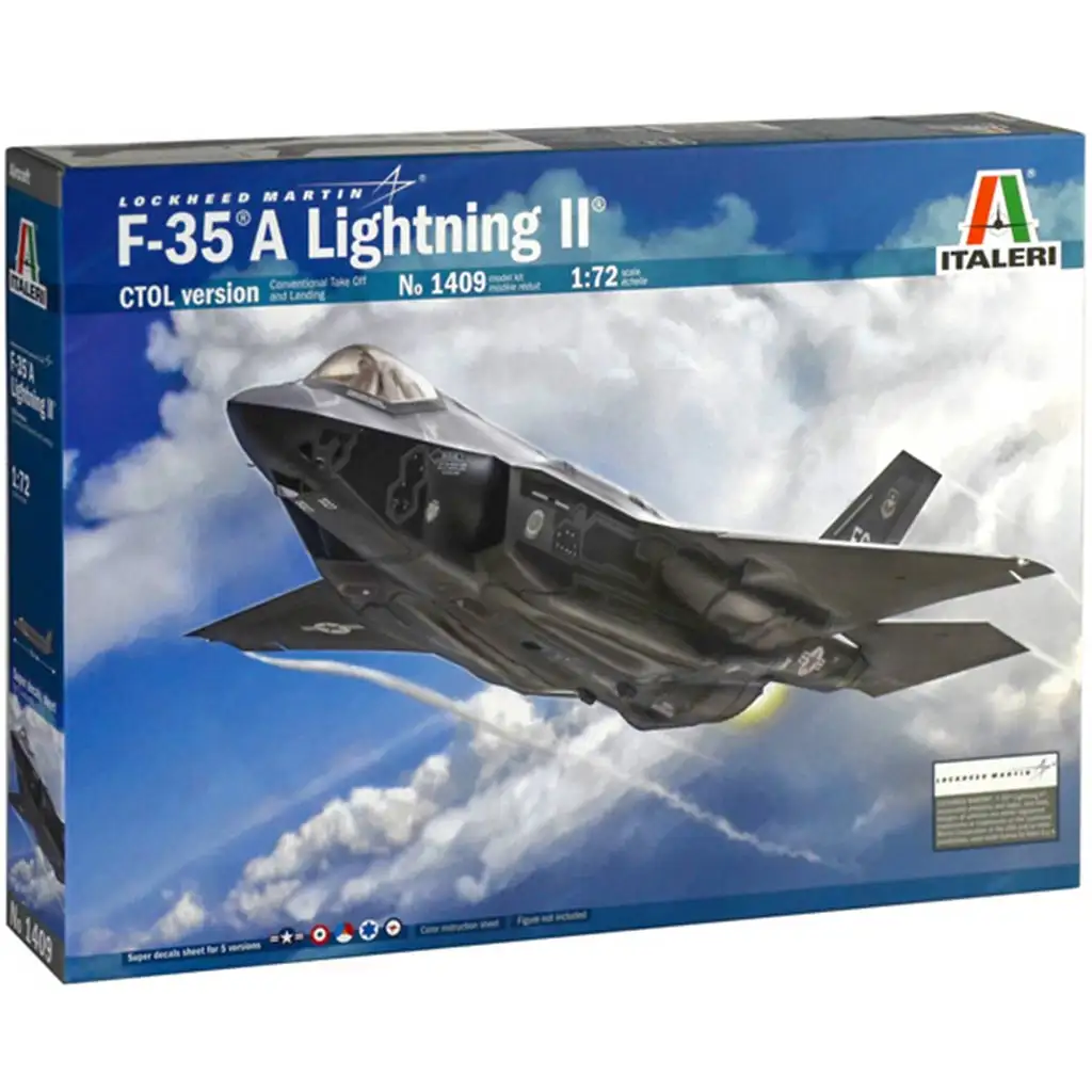 Italeri 1/72 F-35A Lightning II Jagdflugzeugmodell