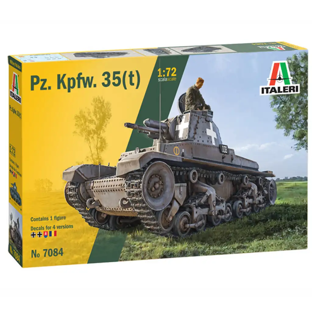 Italeri 1/72 Pz. Kpfw. 35(t) tank makett kép 1