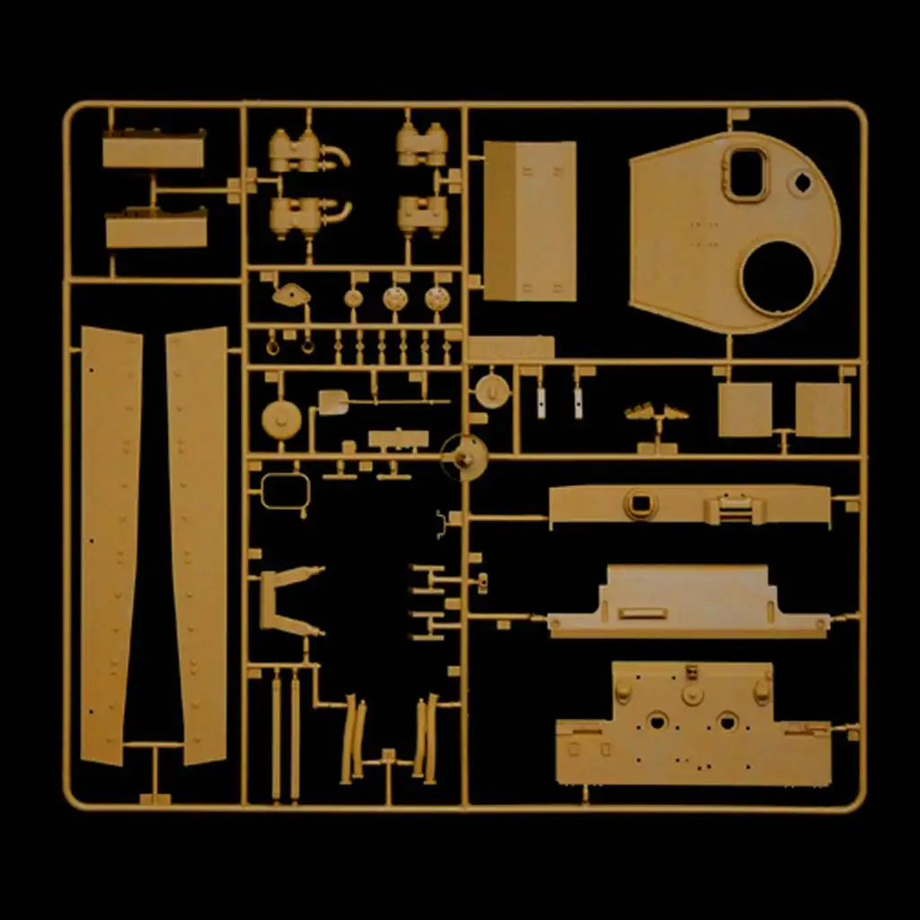 Italeri: 1/35 Pz.Kpfw. VI Tiger Panzer Modellbausatz kép 3