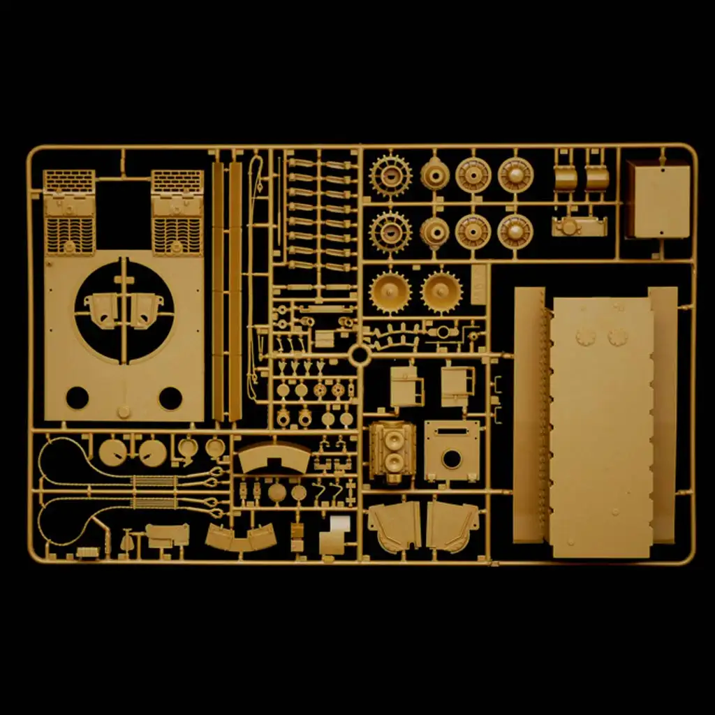 Italeri: 1/35 Pz.Kpfw. VI Tiger Panzer Modellbausatz kép 4