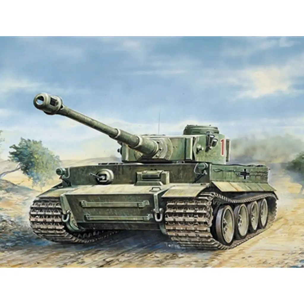 Italeri: 1/35 Pz.Kpfw. VI Tiger Panzer Modellbausatz kép 7