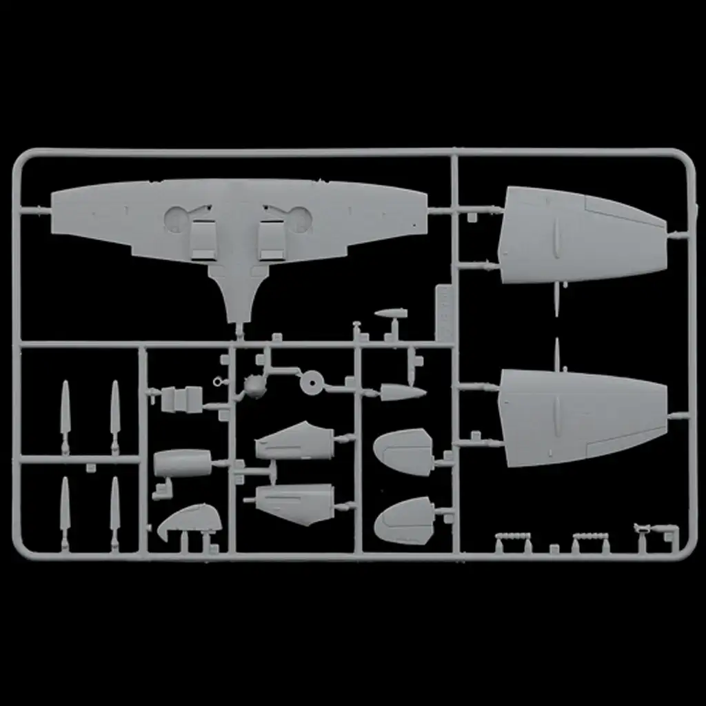 Italeri 1/72 Spitfire Mk. IX Flugzeugmodellbausatz kép 6