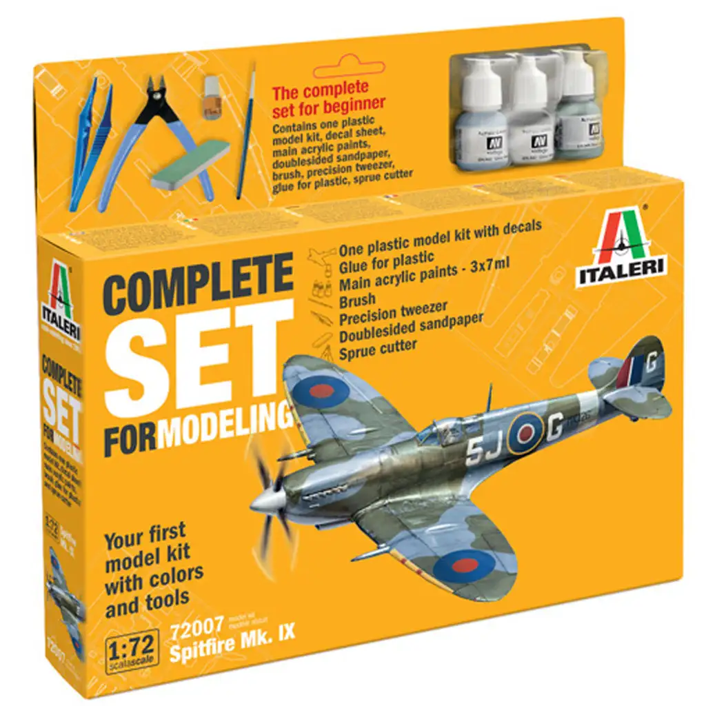 Italeri 1/72 Spitfire Mk. IX Flugzeugmodellbausatz
